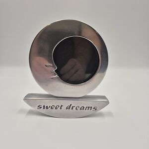 Burnes Of Boston Silver Toned Metal Frame Sun And Moon Sweet Dreams Terragraphic